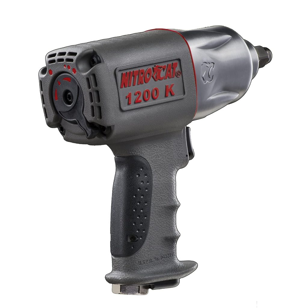NitroCat 1200-K 1/2-Inch Kevlar Composite Air Impact Wrench